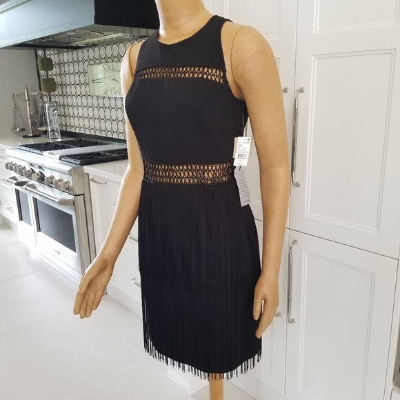 Aidan Mattox fringe dress sz 10 - Picture 1 of 11